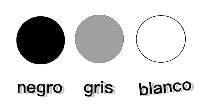 スペイン語の色と言い回し Vol 1 白 Blanco 黒 Negro 灰色 Gris Tirimenj5